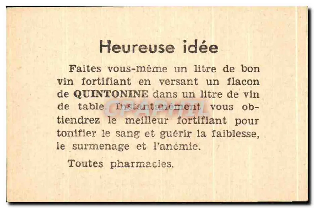 Bordeaux - A grande campanha — E.I.C. L. Mauguière, Paris, n°80 - Verso