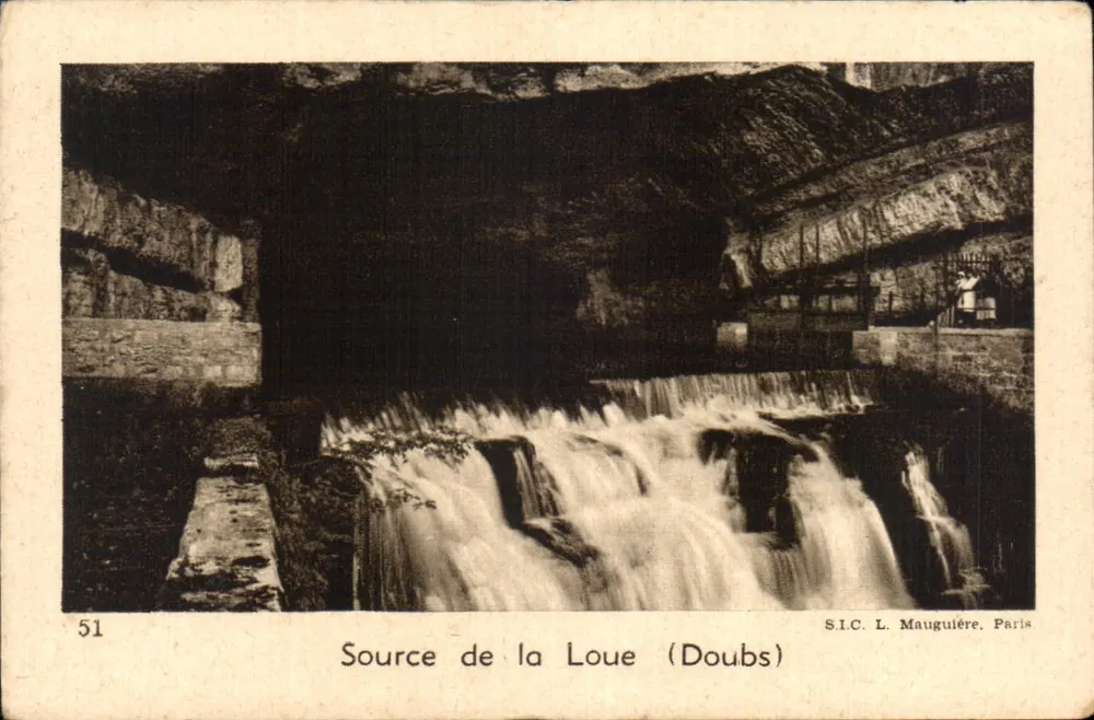 Fonte da Loue (Doubs) — S.I.C. L. Maugulière, Paris, n° 51 - Frente