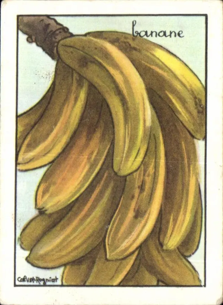 Banane — Exotisches Obst — Éditions Éducatives, Serie B - Vorderseite