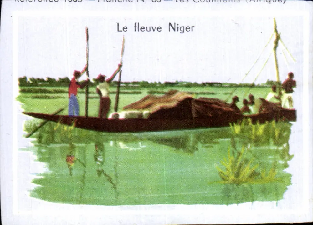 O rio Níger — Os Cotinimels (África) — Halleche N° 63 - Frente