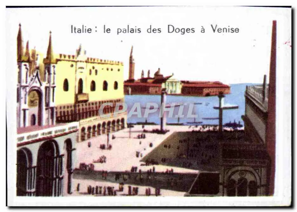 Itália : o palácio dos Doges em Veneza - Frente