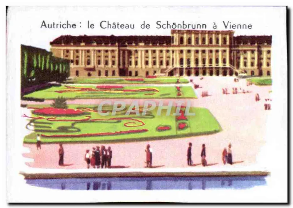 Áustria: O Castelo de Schönbrunn em Viena — edição ilustrada - Frente