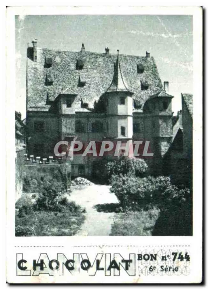 Casa da Renascença em Sélestat — Sélestat — Lanvin Chocolat, 6ª Série n°744 - Frente