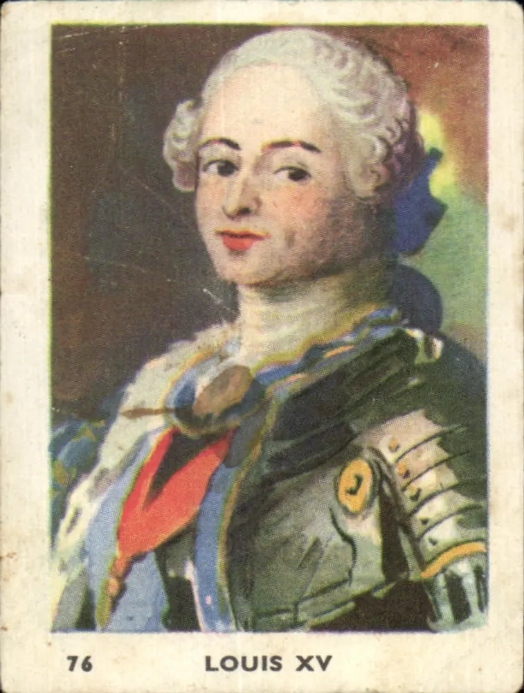 Louis XV — Roi de France 1715-1774 — édition série 76 - Recto
