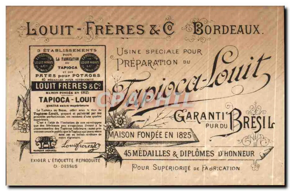 Die Dorfbraut — CHOCOLAT-LOUIT — Herausgeber: Maison Louit Frères & Cie - Rückseite