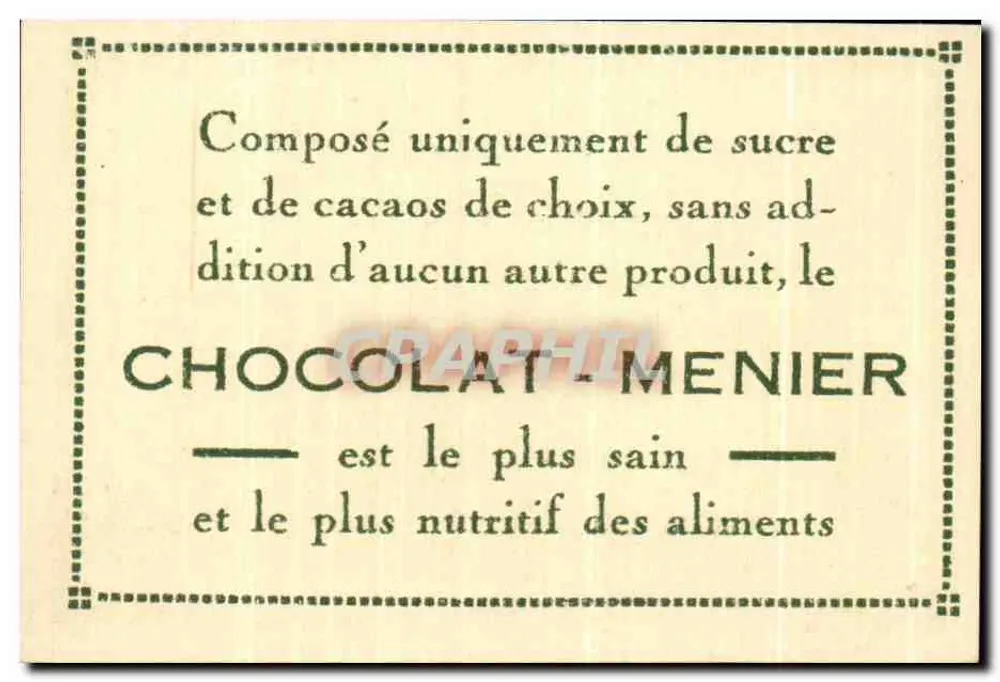 Paestum - Der Tempel des Neptun — Sammlung Chocolat-Menier n°216, Foto Alinari, Florenz - Rückseite