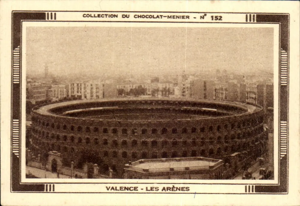 Valence - As Arênes — Coleção do Chocolate-Menier - N° 152 - Frente