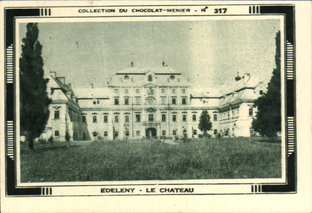 Édeleney - O Castelo — Coleção do Chocolate-Menier, n° 317 - Frente