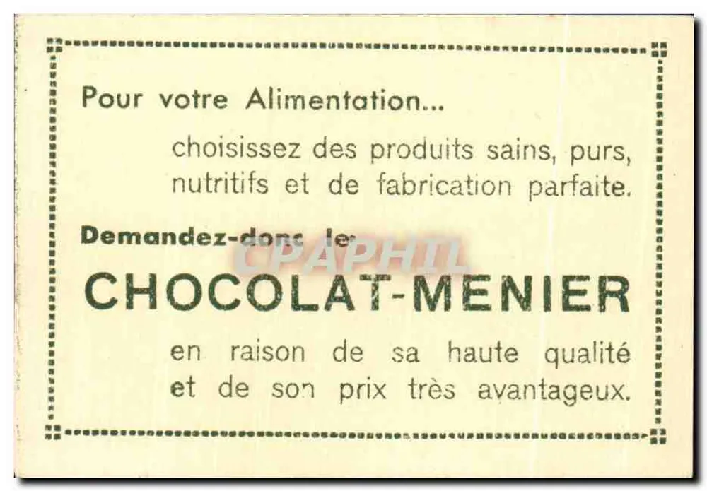 Édeleney - O Castelo — Coleção do Chocolate-Menier, n° 317 - Verso