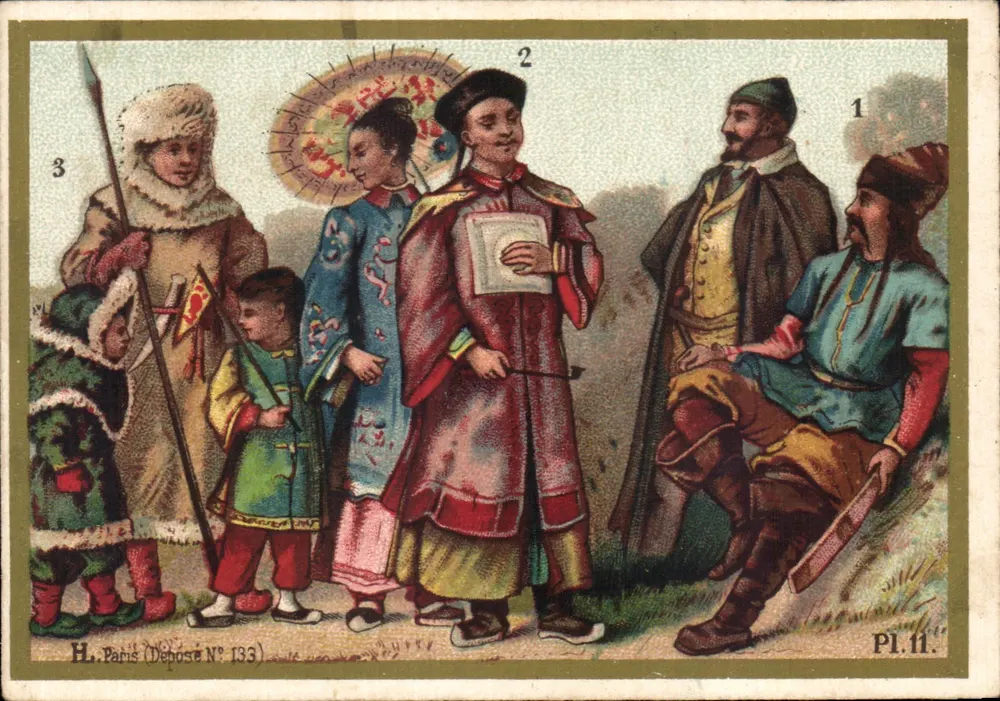 Die gelben Rassen — Mongolisch, Indo-Chinesisch, Hyperboräisch — H. Pains, Einreicherung Nr. 133, Pl. 11 - Vorderseite