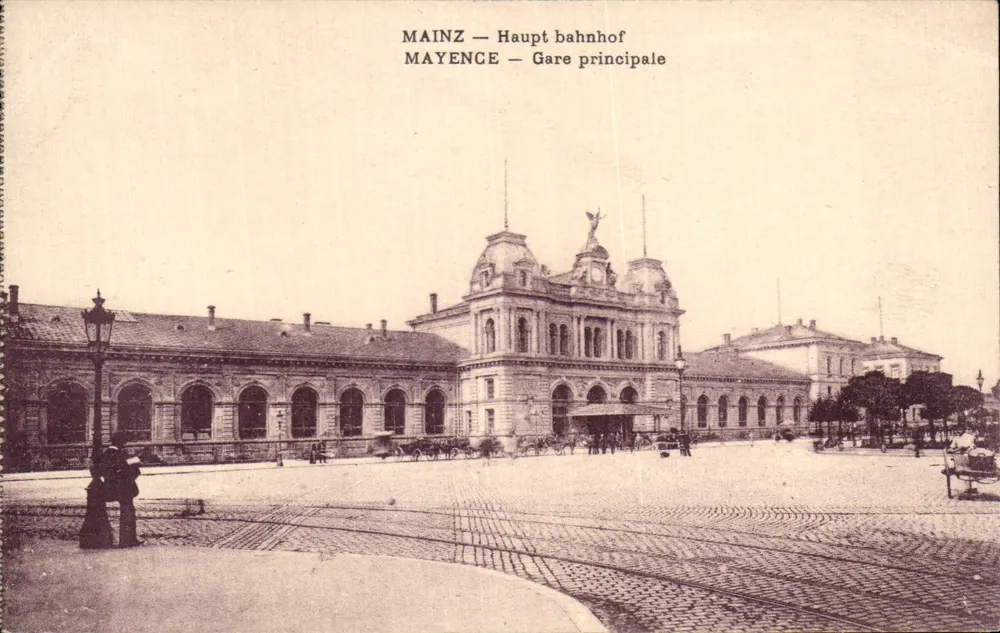 Mainz — Hauptbahnhof — Gare principale - Vorderseite