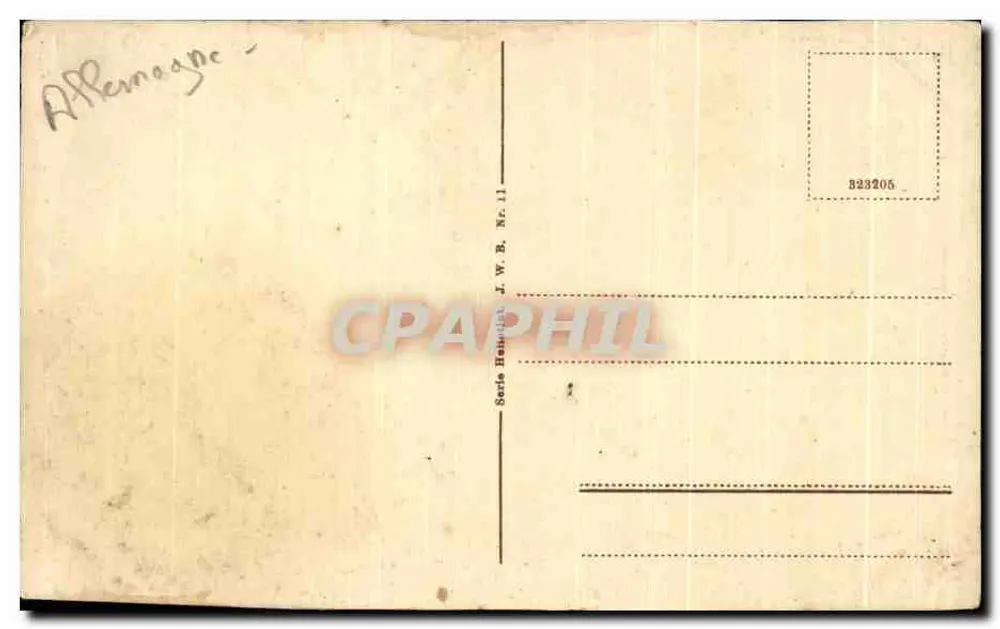 दुइसबर्ग-रूहरोर्ट — रूहर पर धातु पुल — प्रकाशक J.W.B. संख्या 11 - पीछे