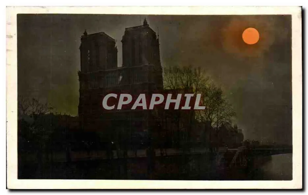 Notre-Dame de Paris — A Noite — Editor Paris 'La Nuit' n°201 - Frente