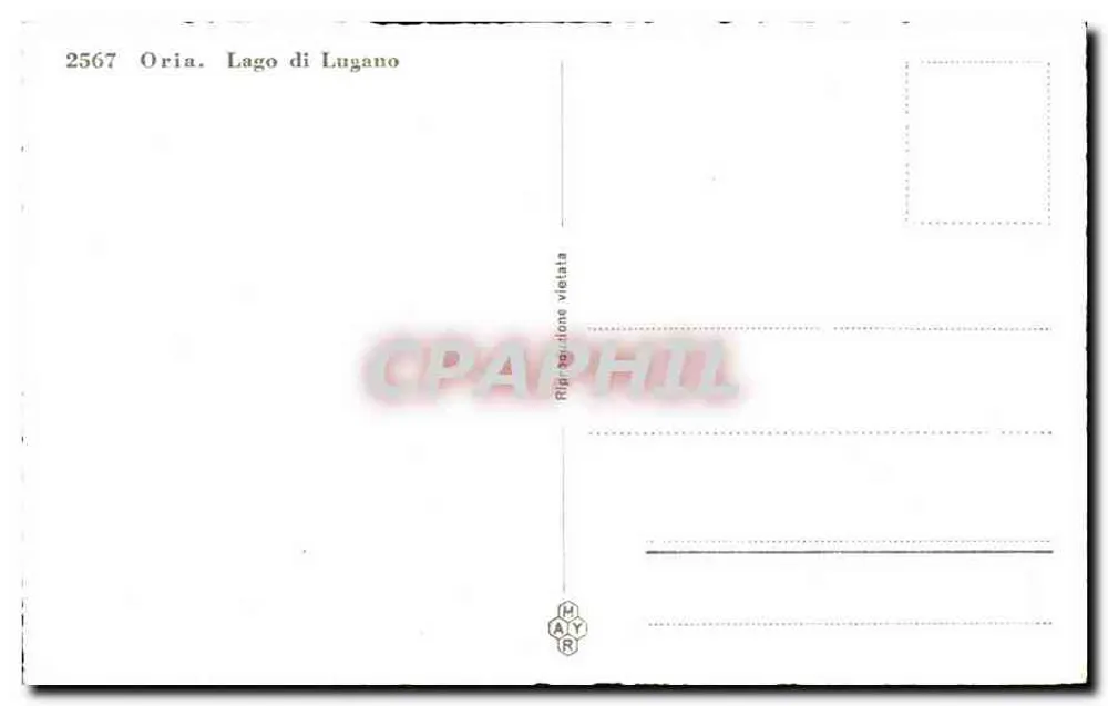 Oria — Jezioro Lugano — Hayr - Rewers