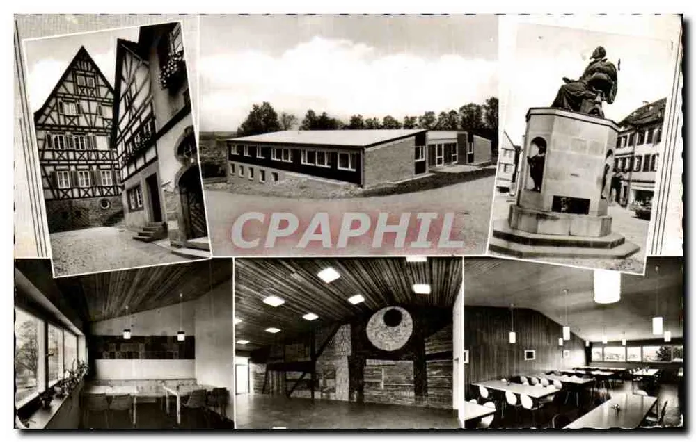 Jugendbildungsstätte Johannes Kepler — Well der Stadt — Collage von Orten und Gebäuden - Vorderseite