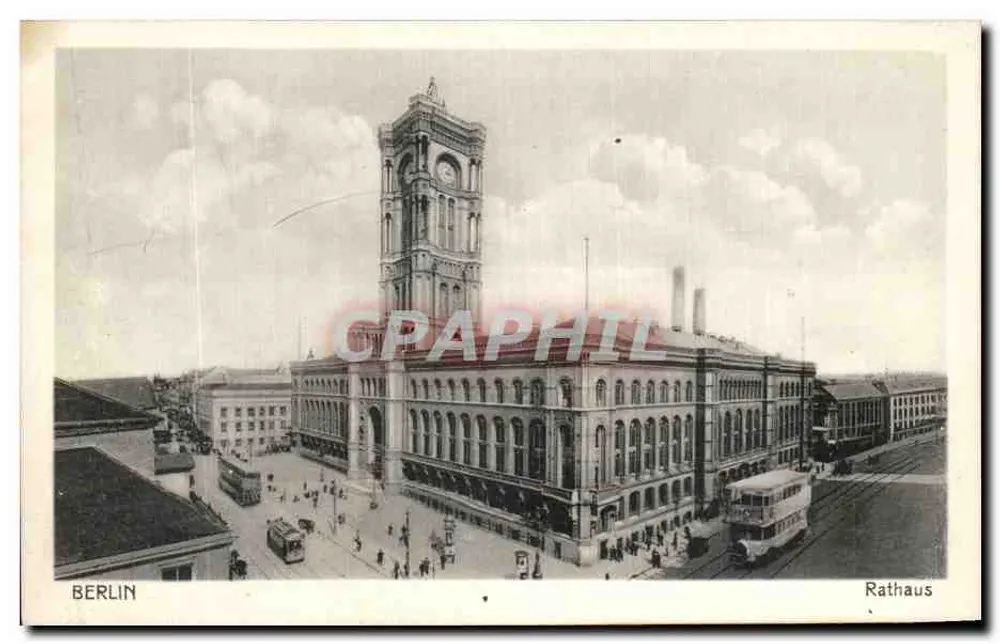 Berlim — Rathaus — I. W. B. Lichtsack Extra No. 67 - Frente