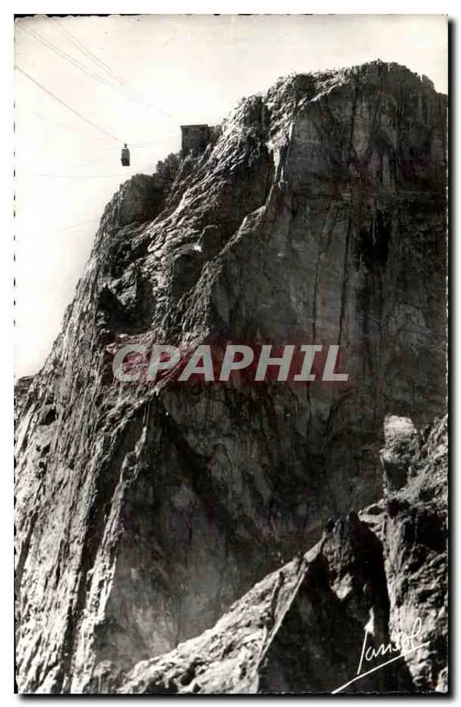 Chamonix (Haute-Savoie) — O Muro do Brévent e a chegada do teleférico — Éditions photographiques JANSOL - Frente
