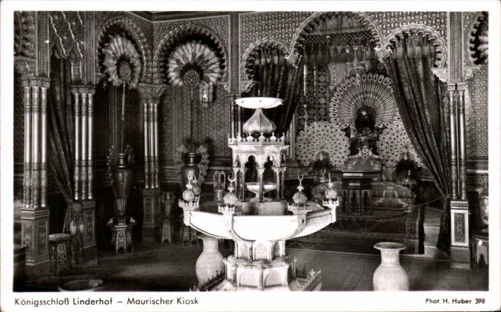 Königsschloss Linderhof – maurischer Kiosk — Foto. H. Huber 398 - Vorderseite