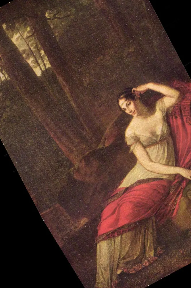 Porträt der Kaiserin Joséphine — Pierre-Paul Prud'hon (1758-1823) — Musée du Louvre (französische Schule) Cque 791 - Vorderseite