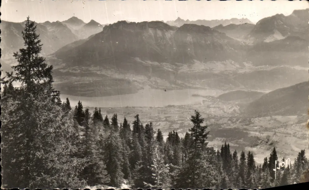 Le Semnoz (Hte-Savoie) 1704 m. — See Annecy und Roche de Murraz — Editions d'Art Murraz, Paris - Vorderseite