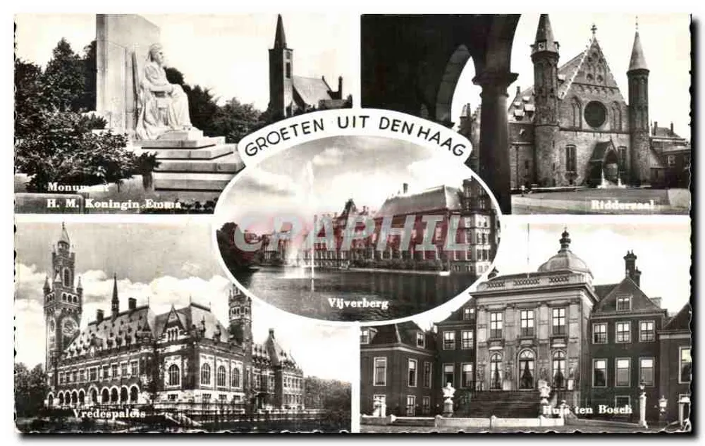 Vistas de Haia — Groeten uit Den Haag — editor J. v.d. Hoek, n° 12 - Frente