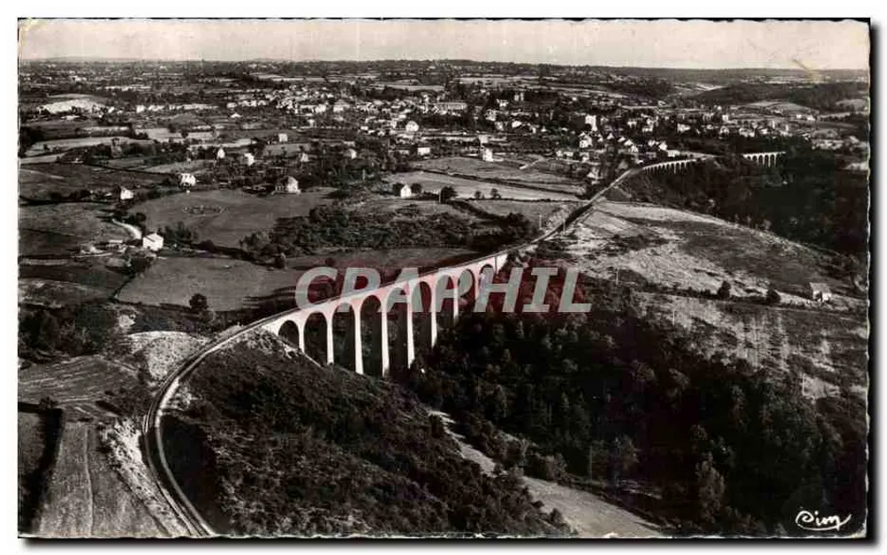 Néris-les-Bains — Luftaufnahme der Viadukte — Éditions Aériennes GOURIN - Vorderseite