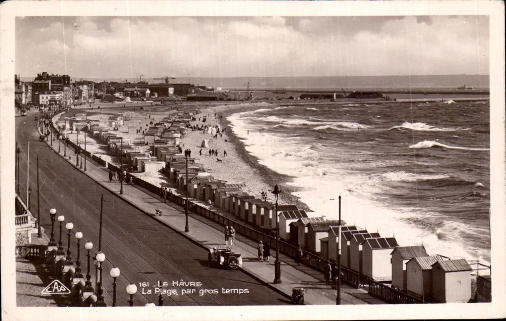 Le Havre — A Praia em Tempo Ruim — C.A.P. 161 - Frente