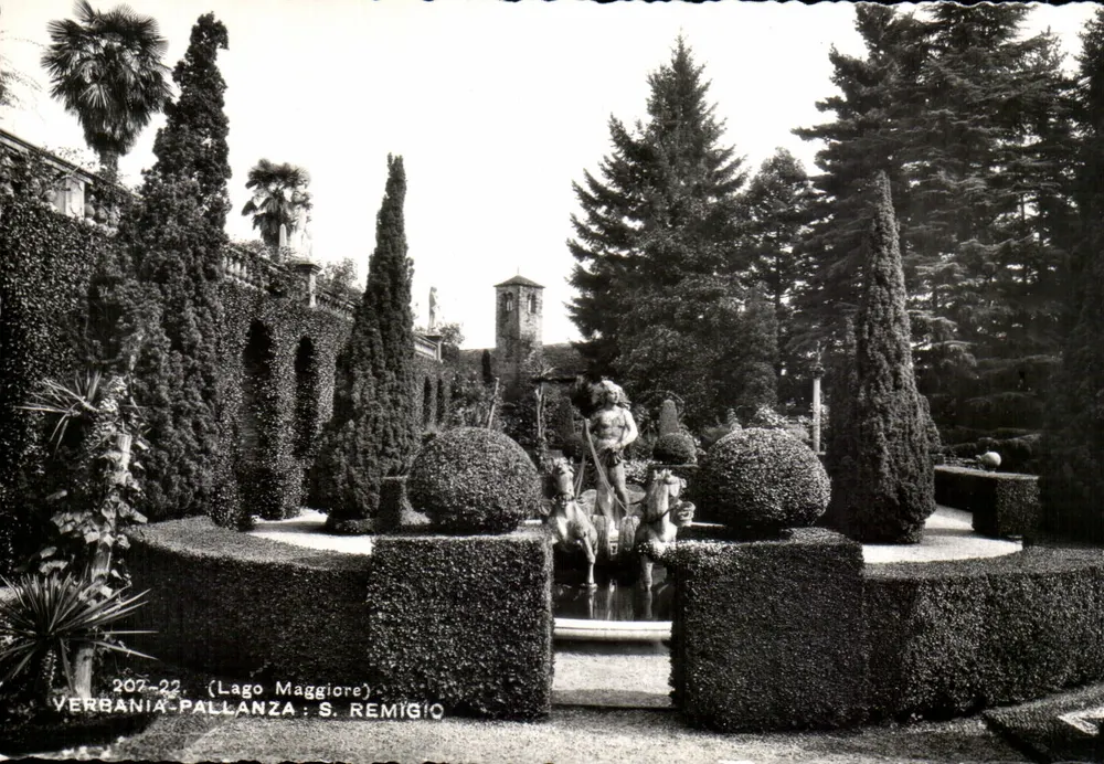 Garten von S. Remigio in Verbania-Pallanza — Lago Maggiore — Verlag Brunner, n° 207-22 - Vorderseite