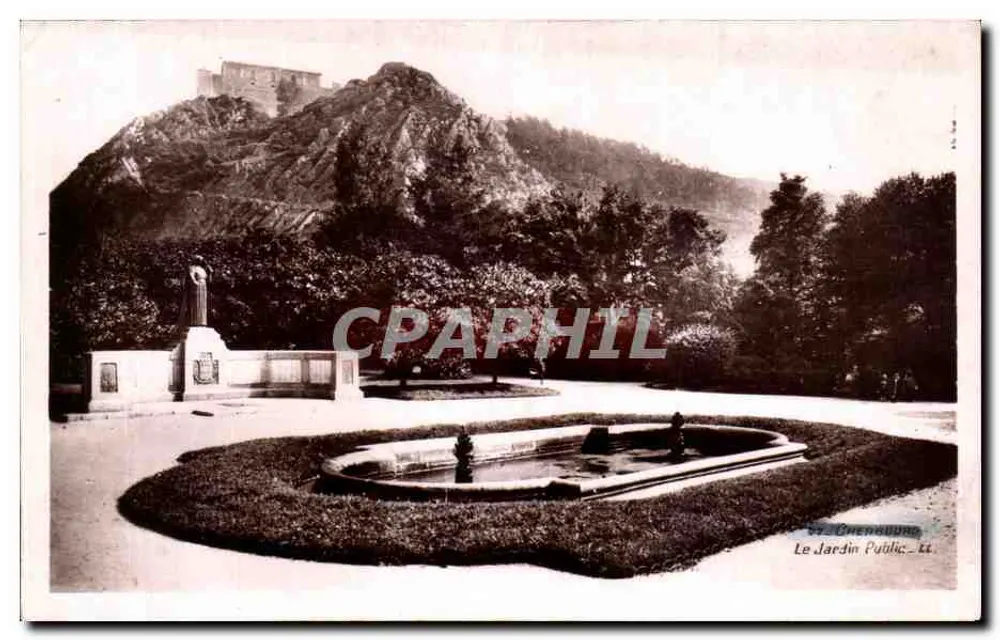 El Jardín Público — Chennevières — Editor: C. A. STRAUBURG - Anverso