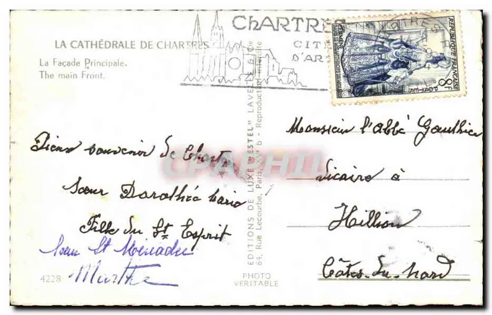 Catedral de Chartres — Fachada Principal — Estel - Verso