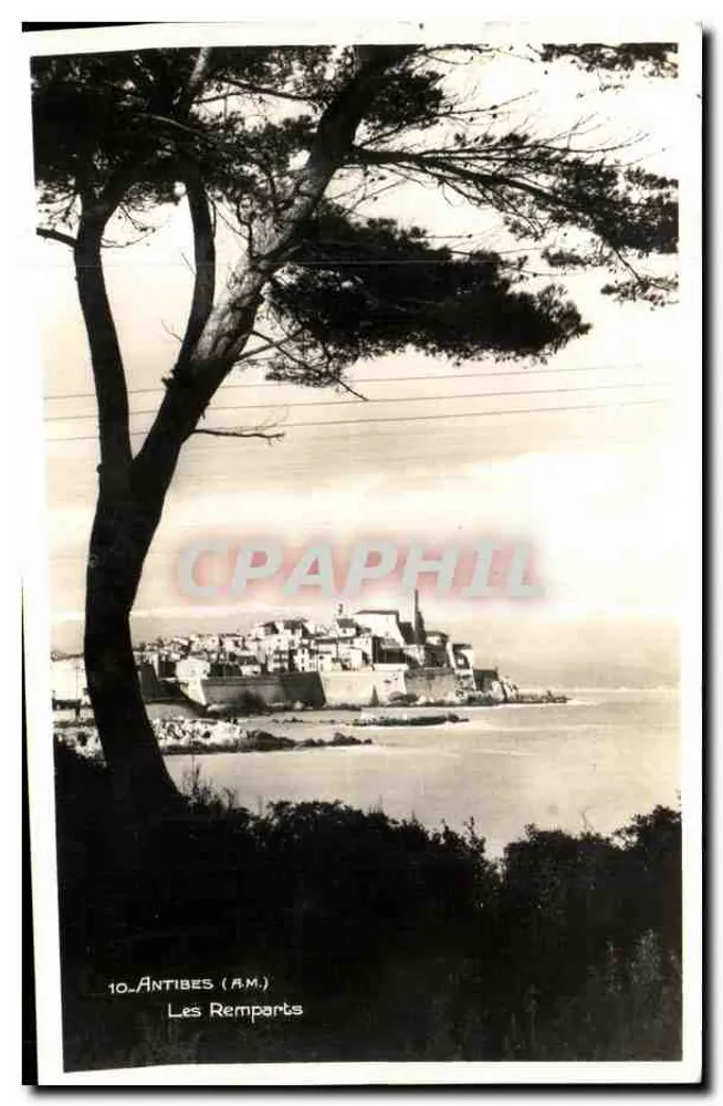 Antibes (R.M.) — Os Muros — editor não visível, n° de série 10 - Frente