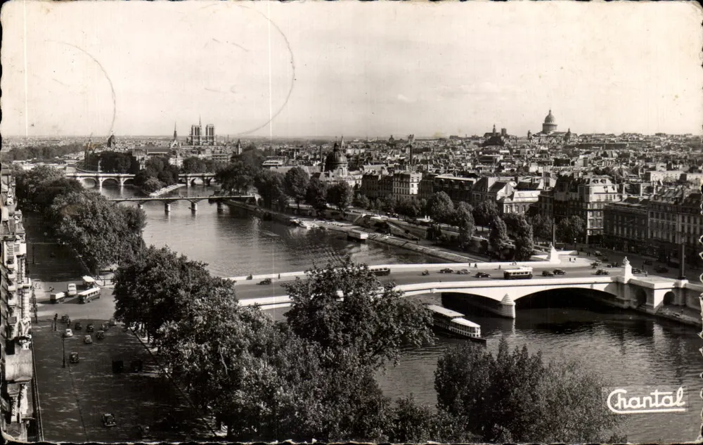 Paris — A Ponta da Cidade e os Pontes — Edições Chantal, n°551 - Frente
