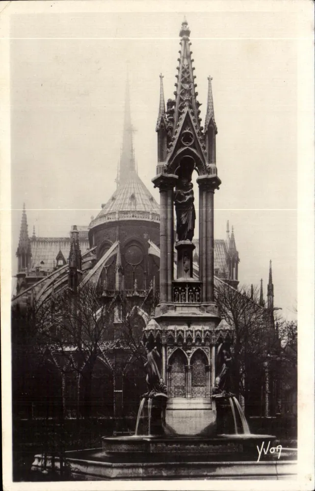 Notre-Dame de Paris — Die Apse — Éditions d'Art Yvon, Paris - Vorderseite