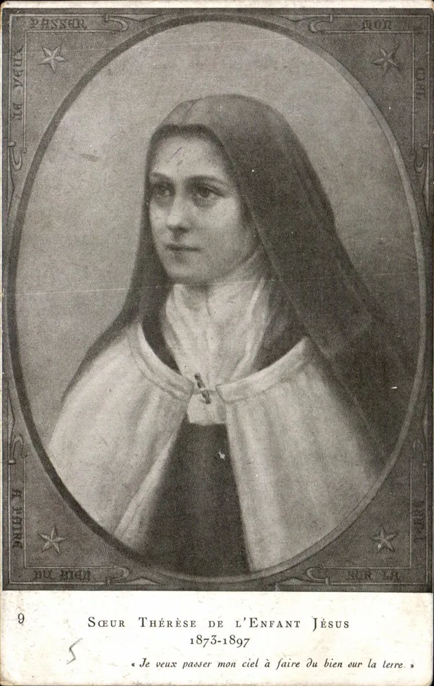 Schwester Thérèse des Kindes Jesu — 1873-1897 — unbekannter Verlag, n° 9 - Vorderseite