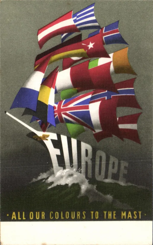 Europa — All Our Colours to the Mast — E.C.A. Paris - Vorderseite