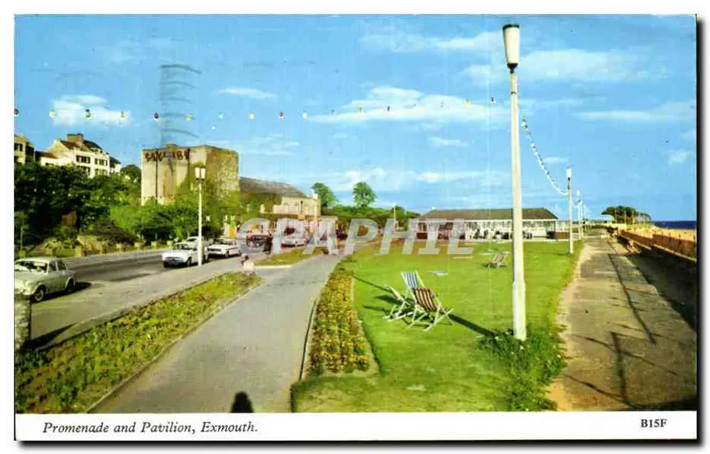 Promenade en Pavillon, Exmouth — Graphil, serie B15F - Voorkant
