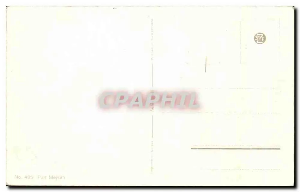 Port-Mejean — vista da costa — editora impr. de Suisse, n° 435 - Verso