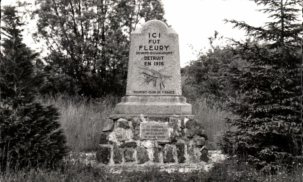 Monument von Fleury — vor Douaumont — Touring-Club de France - Vorderseite