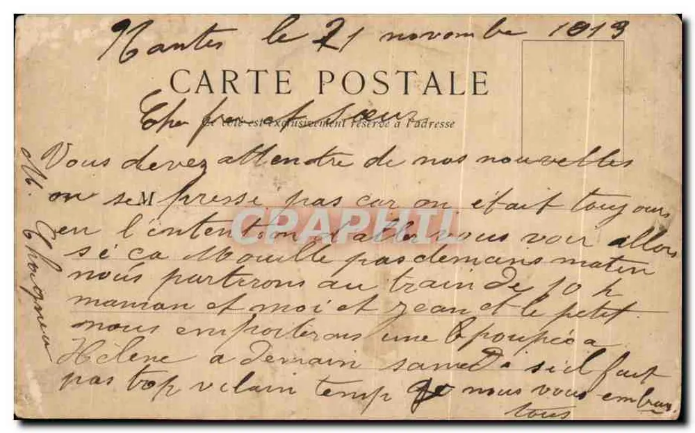 Monaco - Monte-Carlo. Der Café de Paris und der neue Kiosk — Verlag: C. P. M. (Nr. 65) - Rückseite