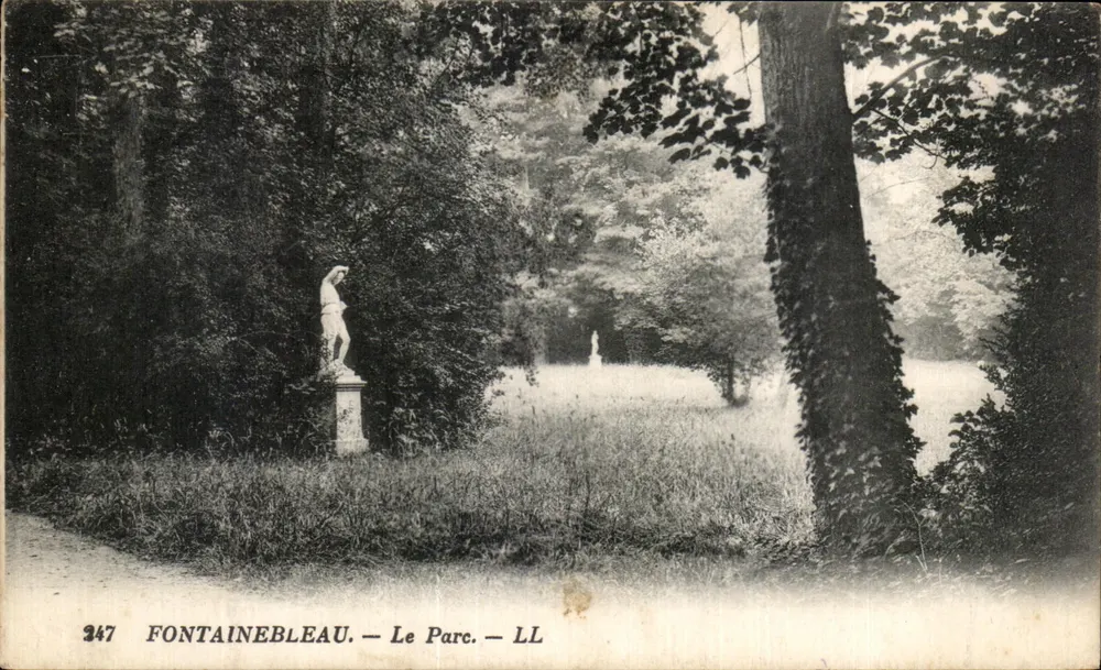Fontainebleau — O Parque — LL — n° 347 - Frente