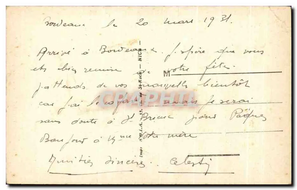 Bordeaux — As Colunas Rostrais — editor anônimo, n° 2227 - Verso