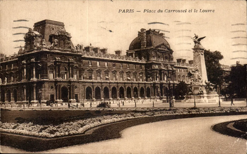 Paris — Place du Carrousel und das Louvre — Verleger Jean-Jaurès, Nr. 25 - Vorderseite