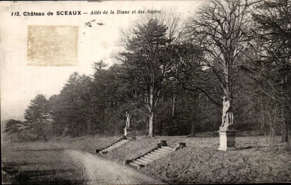 Schloss SCEAUX — Allee der Diane und der Tannen — Verlag: Schloss Sceaux, Nr. 113 - Vorderseite