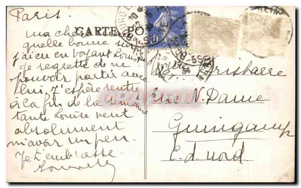 Schloss SCEAUX — Allee der Diane und der Tannen — Verlag: Schloss Sceaux, Nr. 113 - Rückseite