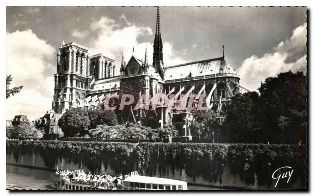 Notre-Dame de Paris — Apse der Kathedrale (1163-1260) — Ed. d'Art GUY - Vorderseite