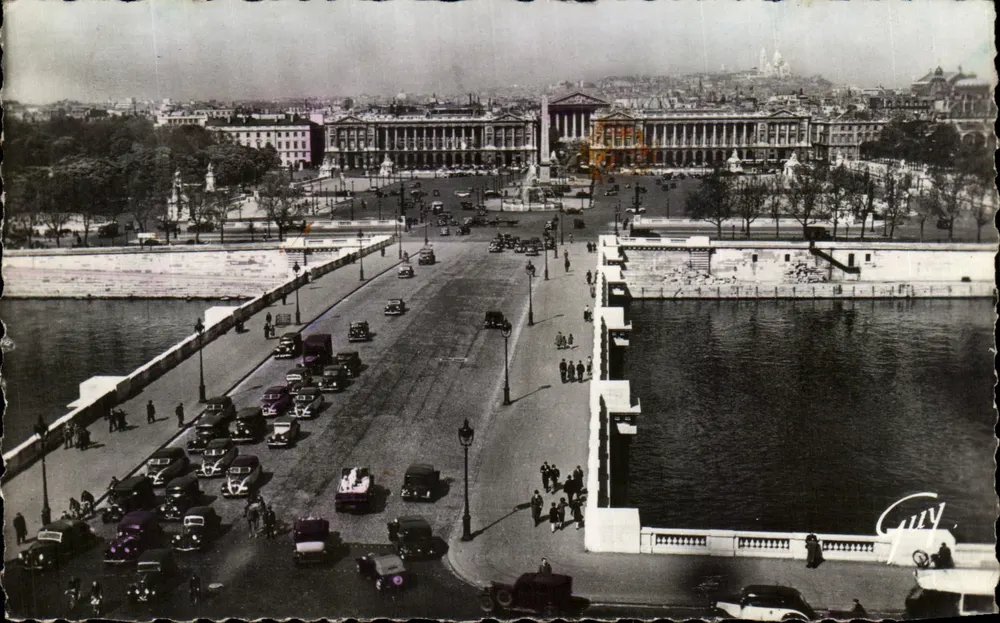 Paris und seine Wunder — Pont und Place de la Concorde — Éditions d'Art Paris - Vorderseite