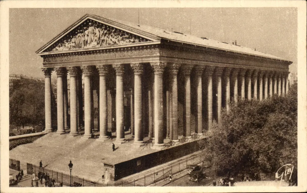 Paris und seine Wunder — Kirche der Madeleine (1806) — Gley - Vorderseite