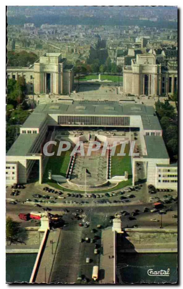 Palácio de Chaillot — Perspectiva — Edições Chantal - Frente
