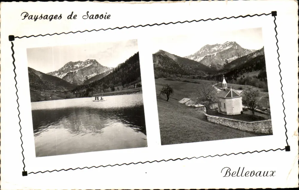 Paisagens da Saboia — Bellevaux — Edições Cellaard, Lyon - Frente