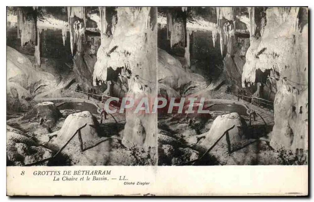 Grottes de Bétharram — La Chaire et le Bassin — Cliche Ziegler - Vorderseite
